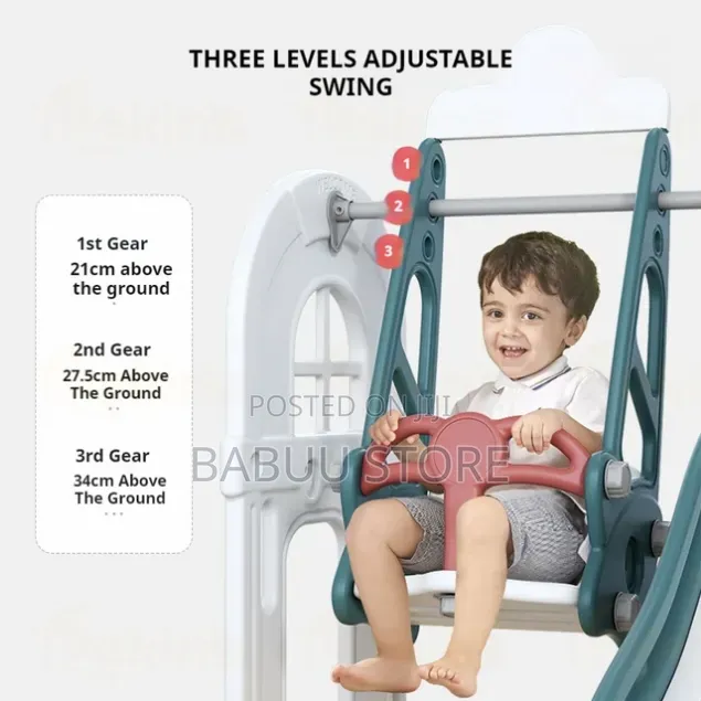 Swing Set Playhouse –