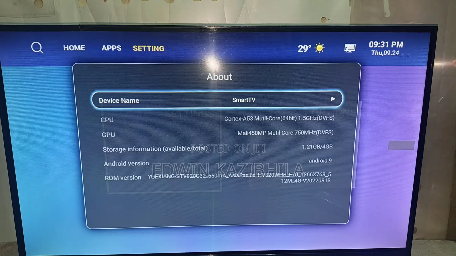 AliTOP TV 32" Smart TV