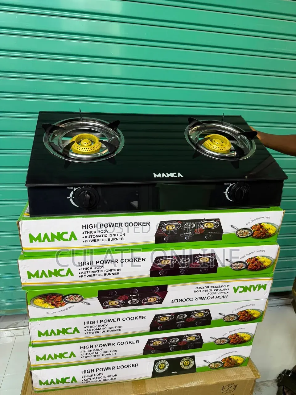 Manca Table Top 2 Plates Gas Stove
