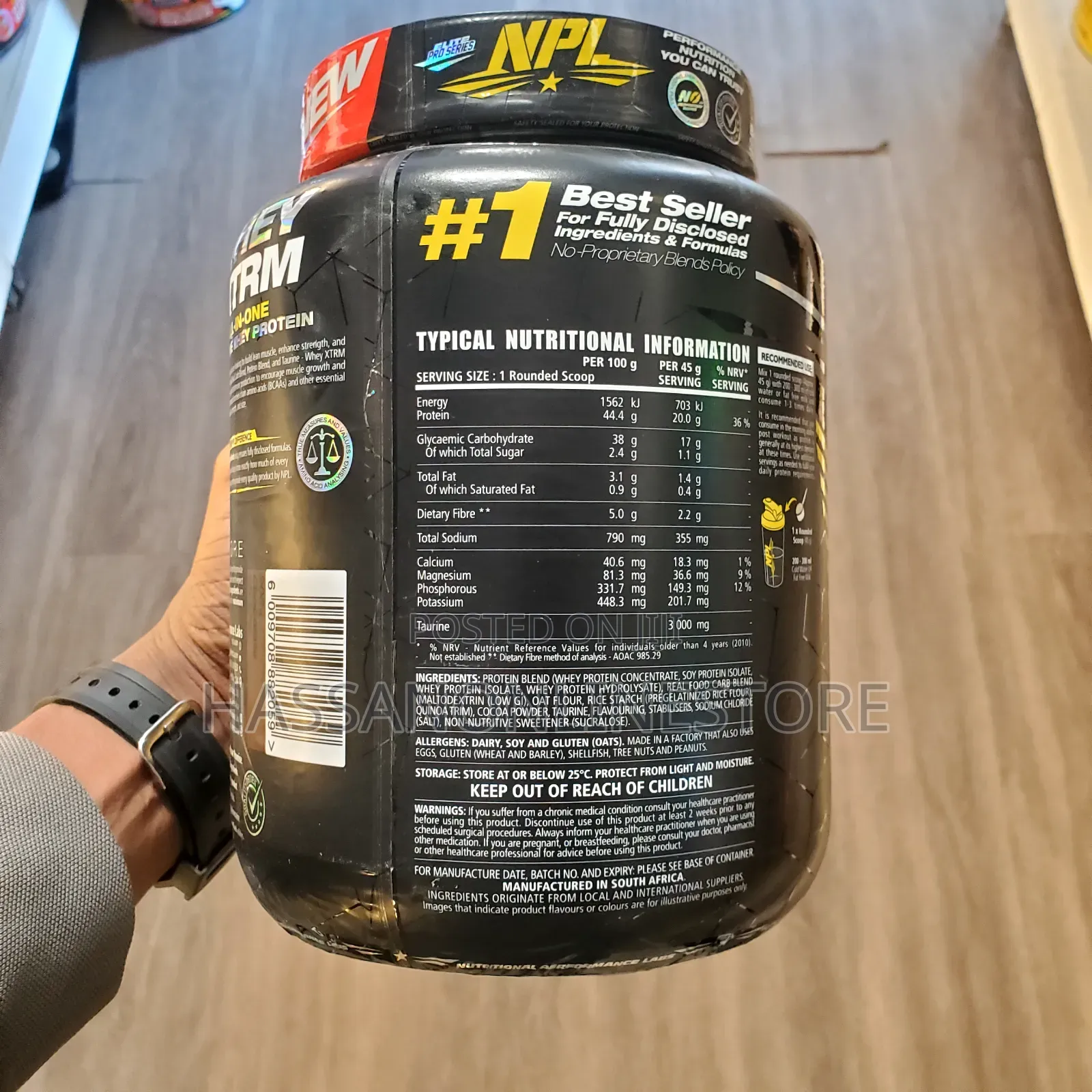 NPL Maxacore Whey XTRM Chocolate Flavor 908g