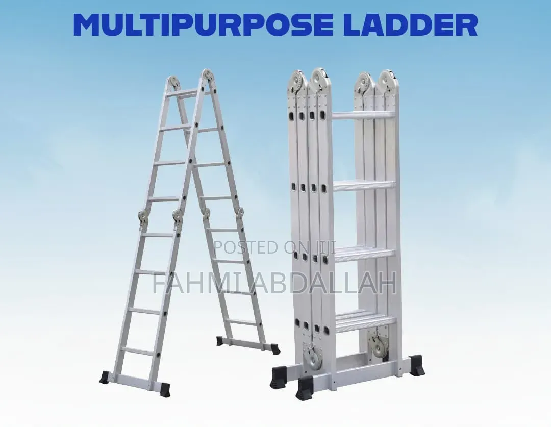 3x4 Multipurpose Aluminium Foldable Ladder (12 Ft) – Heavy Duty