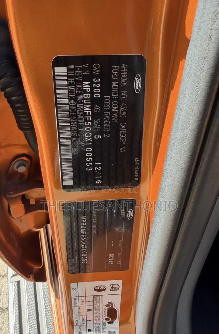 Ford Ranger Wildtrak 2018 Orange