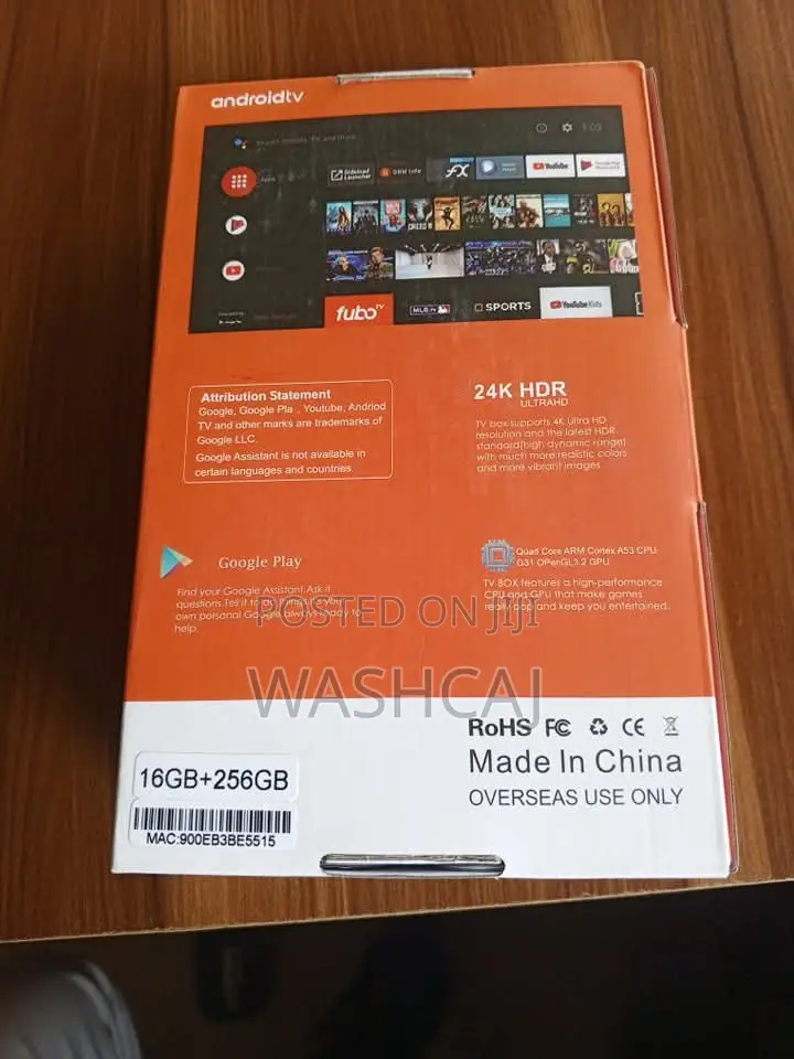 Alloyseed Tx60 Pro Smart Android TV Box.