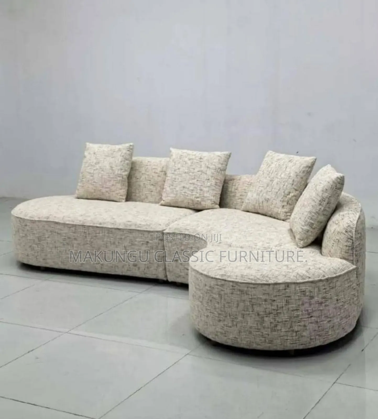 Modern and Simple L Shaped Sofa Ni 5seats