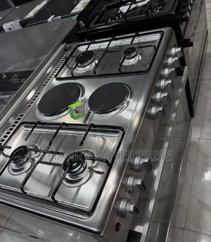 Roch Cooker 90Cm * 60Cm 6 Plates With Electric Oven 4 Gas + 2Electric