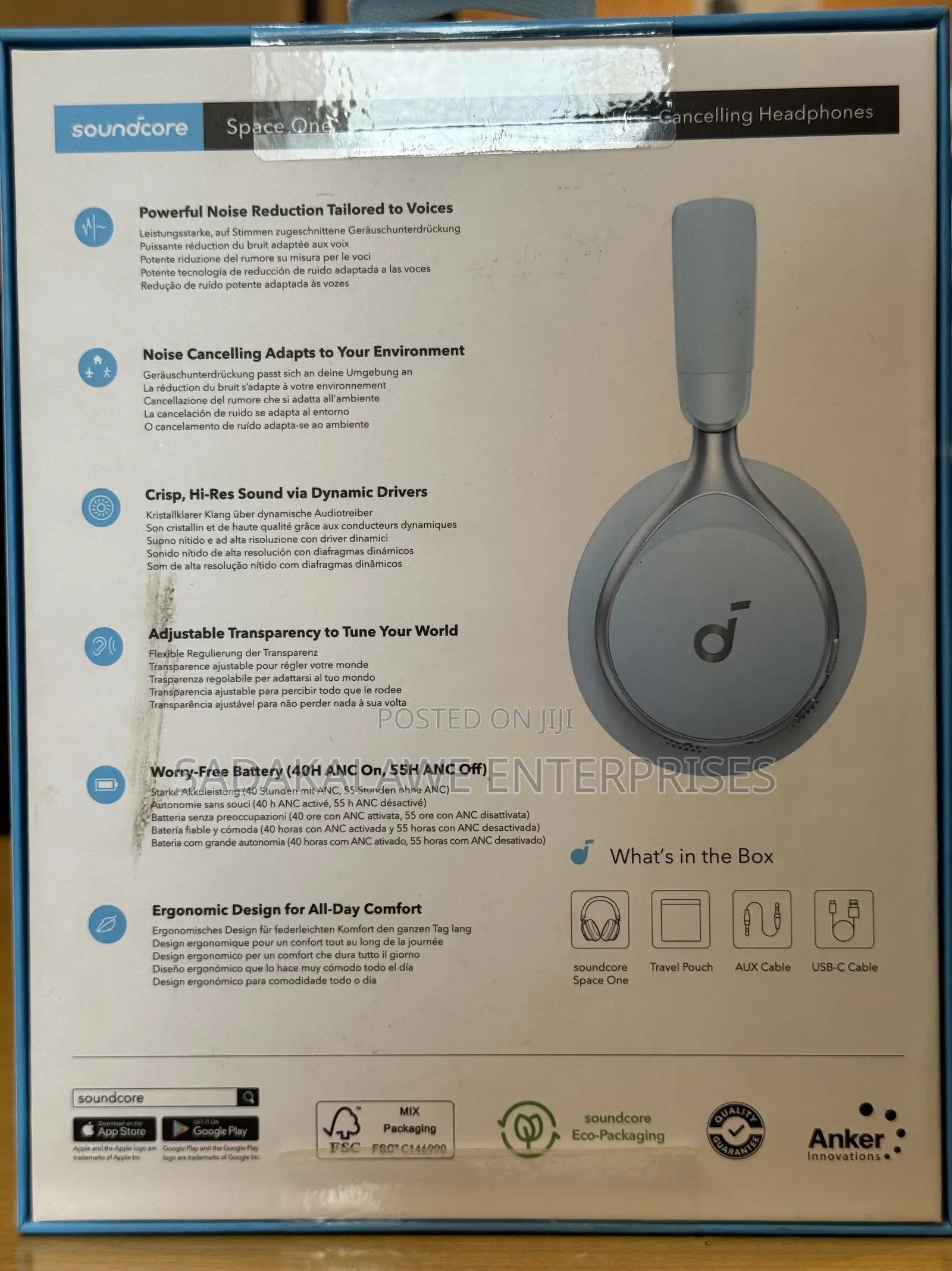 Anker Soundcore Space One Active Noise Cancelling Headphones