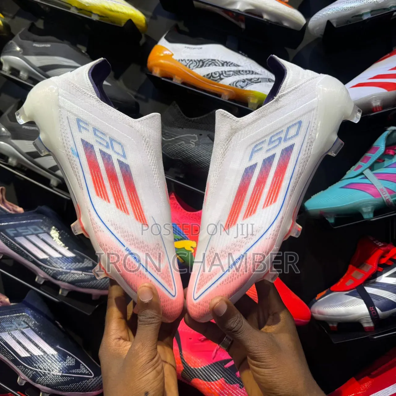 F50 Football Training Boots.