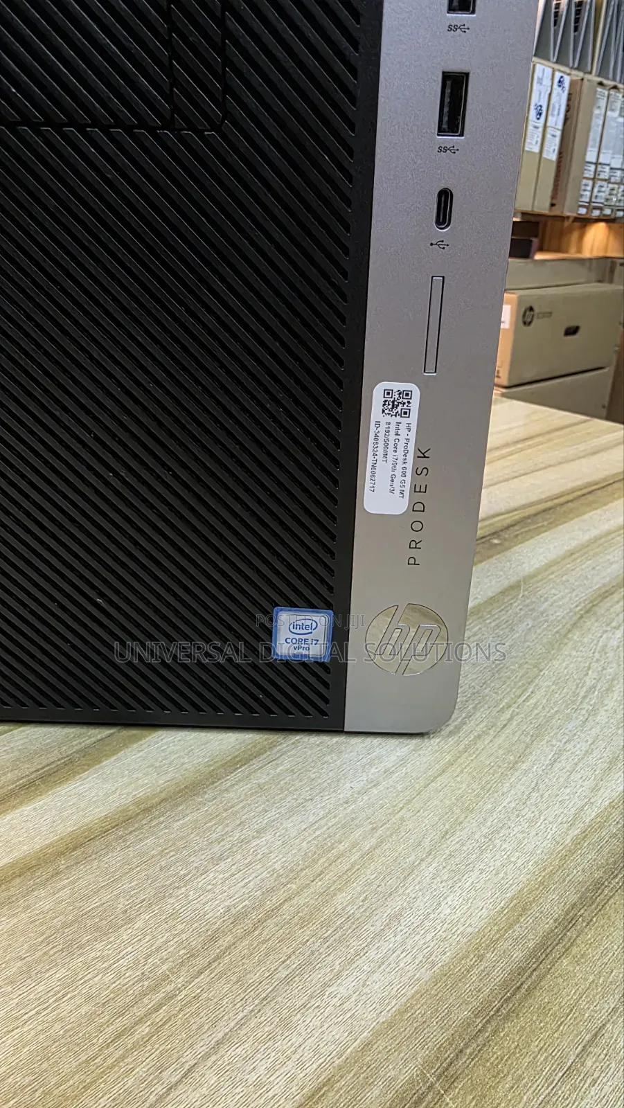 Desktop Computer HP ProDesk 600 G5 8GB Intel Core i7 HDD 500GB