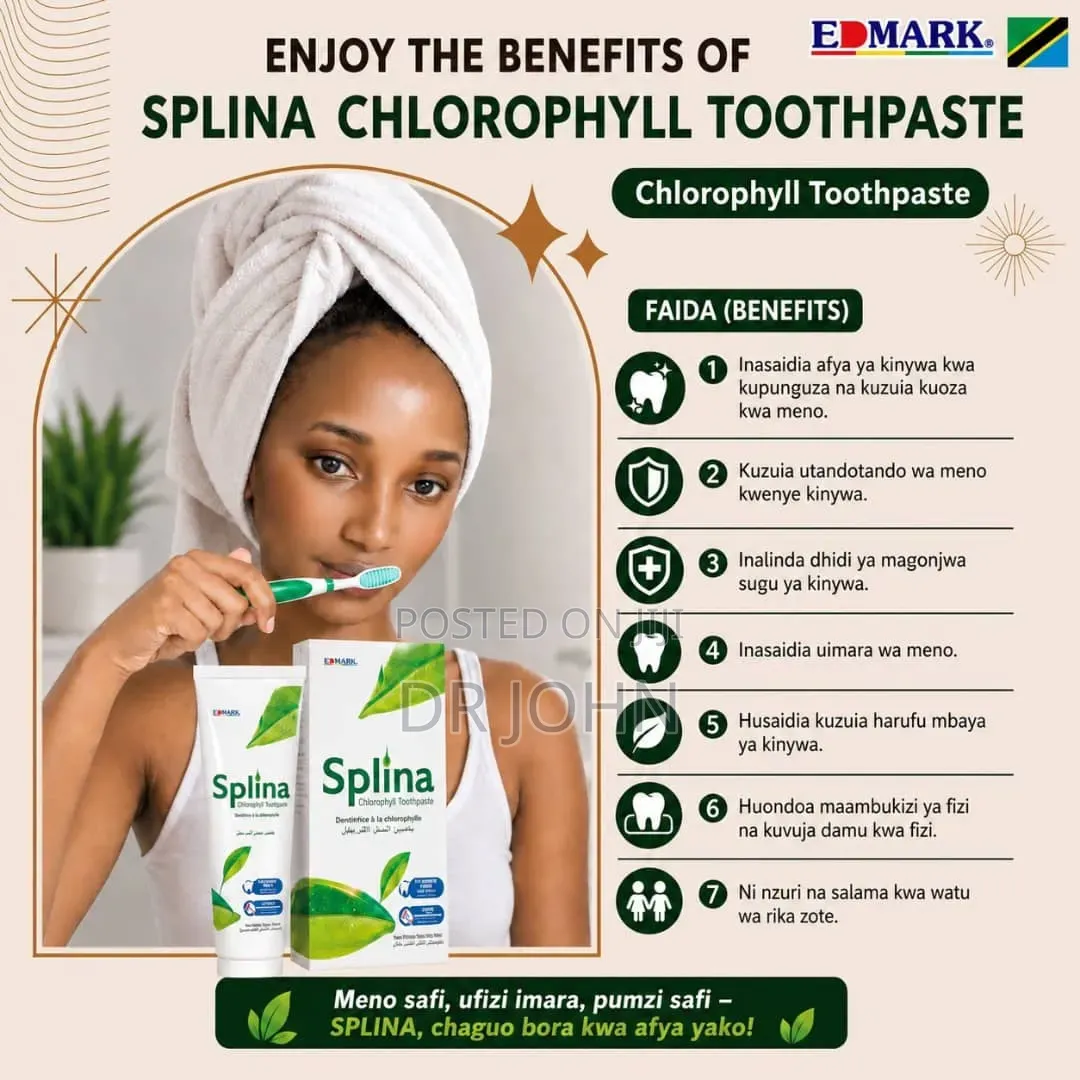 Splina Toothpaste Dawa Ya Meno Kiboko Kwa Matatizo Ya Kinywa