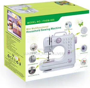 Home Mini Portable Sewing Machine – 12 Stitch Patterns With Foot Pedal