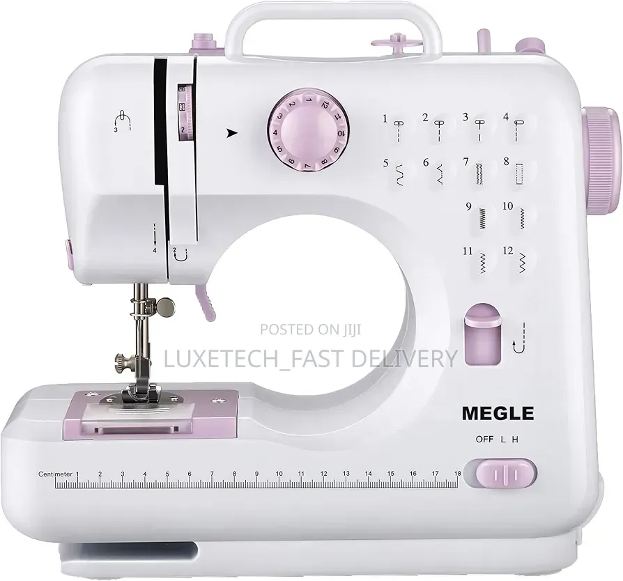 Home Mini Portable Sewing Machine – 12 Stitch Patterns With Foot Pedal