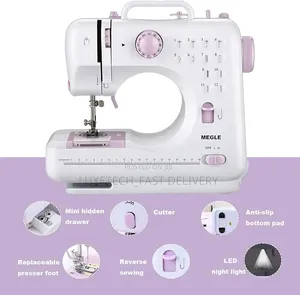Home Mini Portable Sewing Machine – 12 Stitch Patterns With Foot Pedal