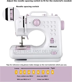 Home Mini Portable Sewing Machine – 12 Stitch Patterns With Foot Pedal