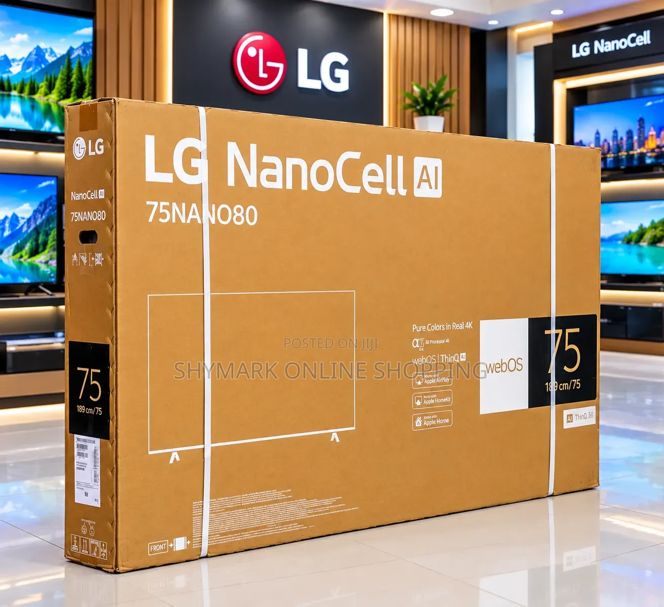 LG 75-Inch Nanocell Nano80 Smart TV