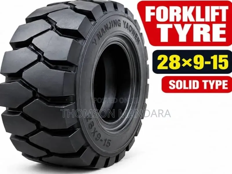 28×9-15 Solid Forklift Tyres – For Sale