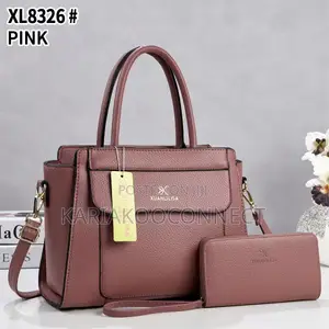 Pebbled Handbag Set
