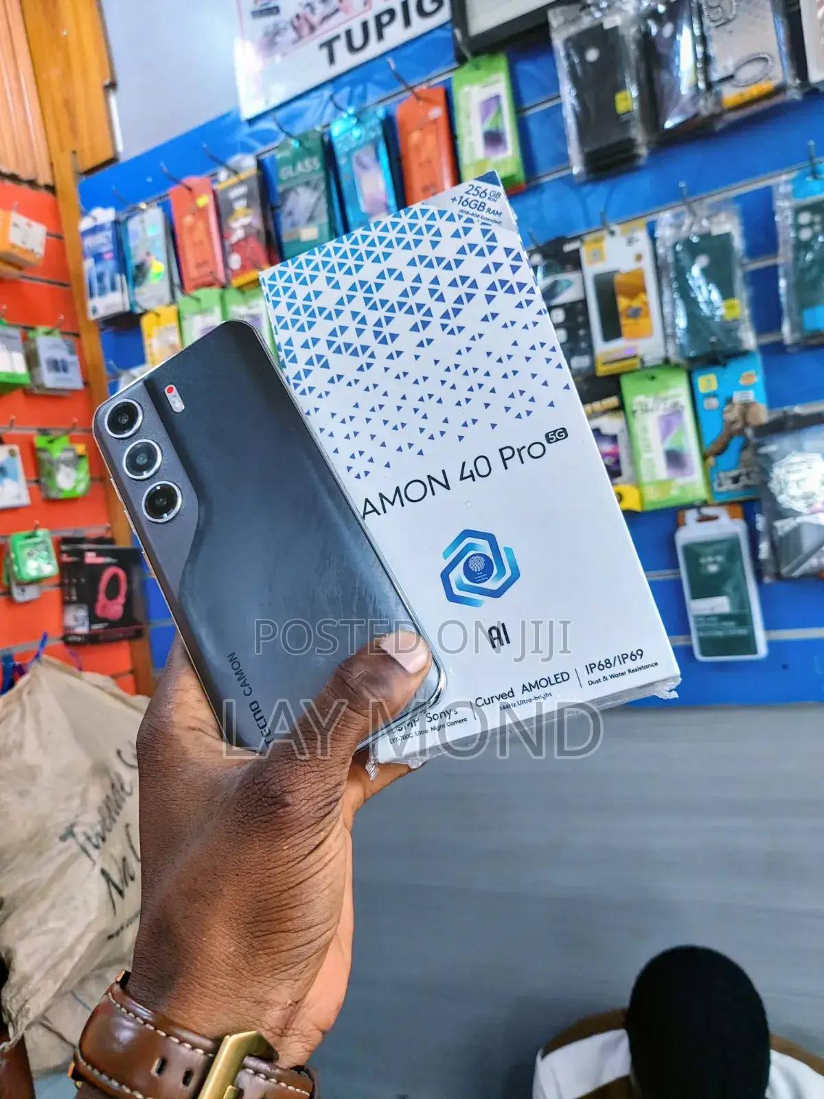 New Tecno Camon 40 Pro 5G 256 GB Black