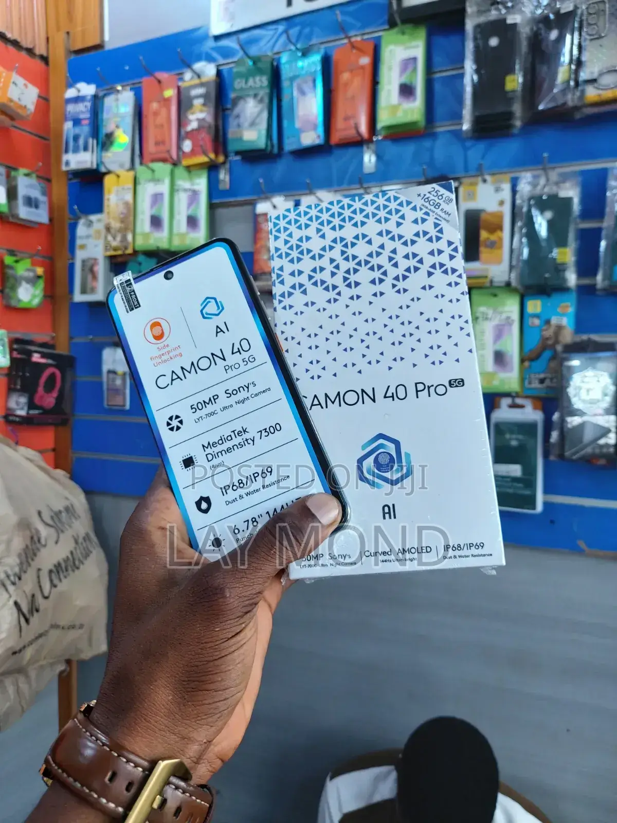 New Tecno Camon 40 Pro 5G 256 GB Black
