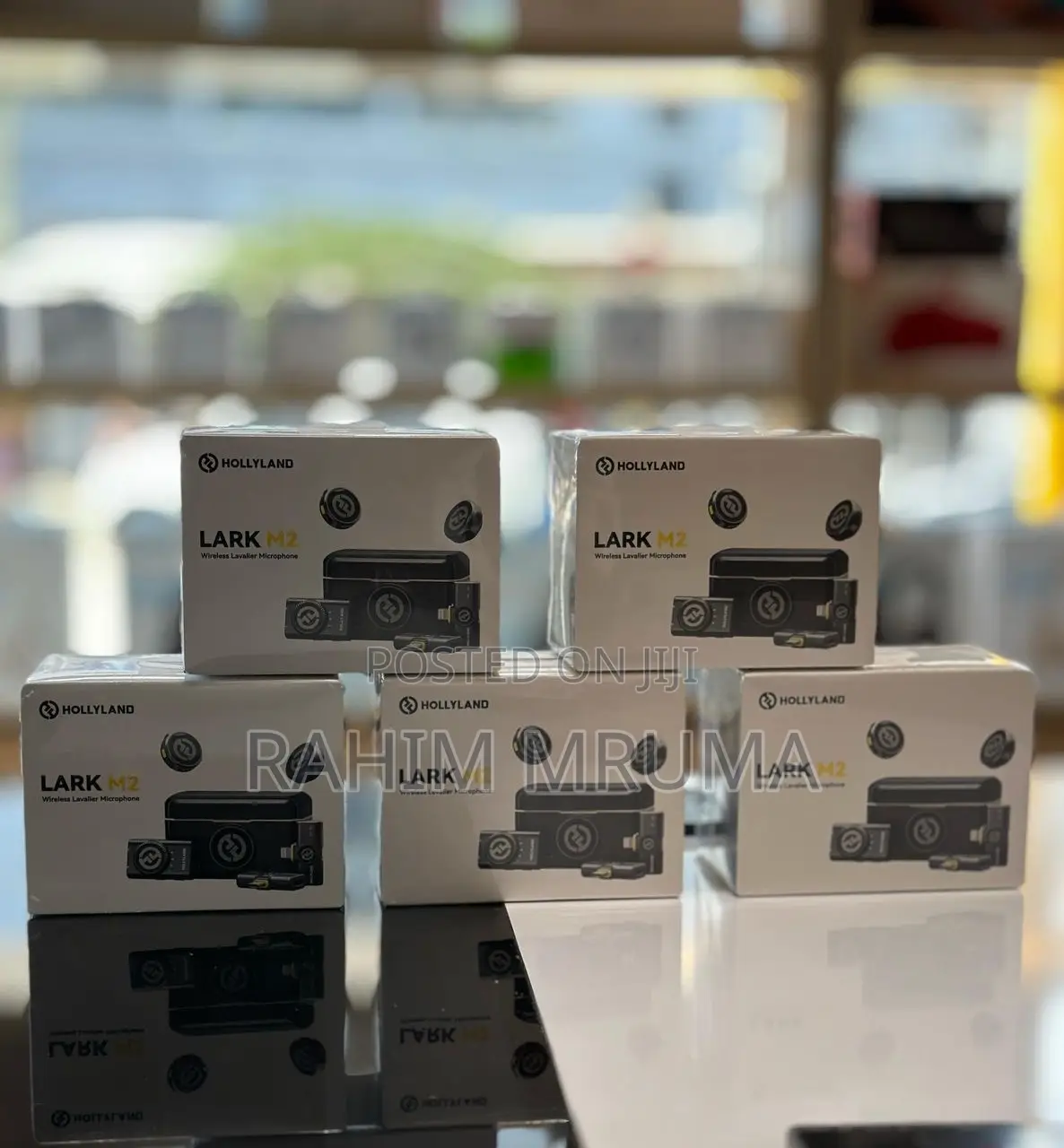 The Hollyland Lark M2 Wireless Microphone