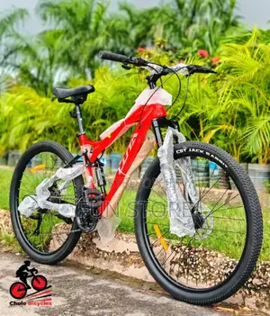 Mountain Bike With Double Suspension