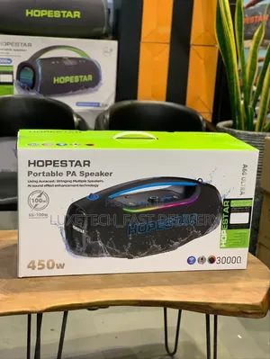 Hopestar A60 Ultra 450W Bluetooth Party Speaker – RGB Lights + 1 Mic