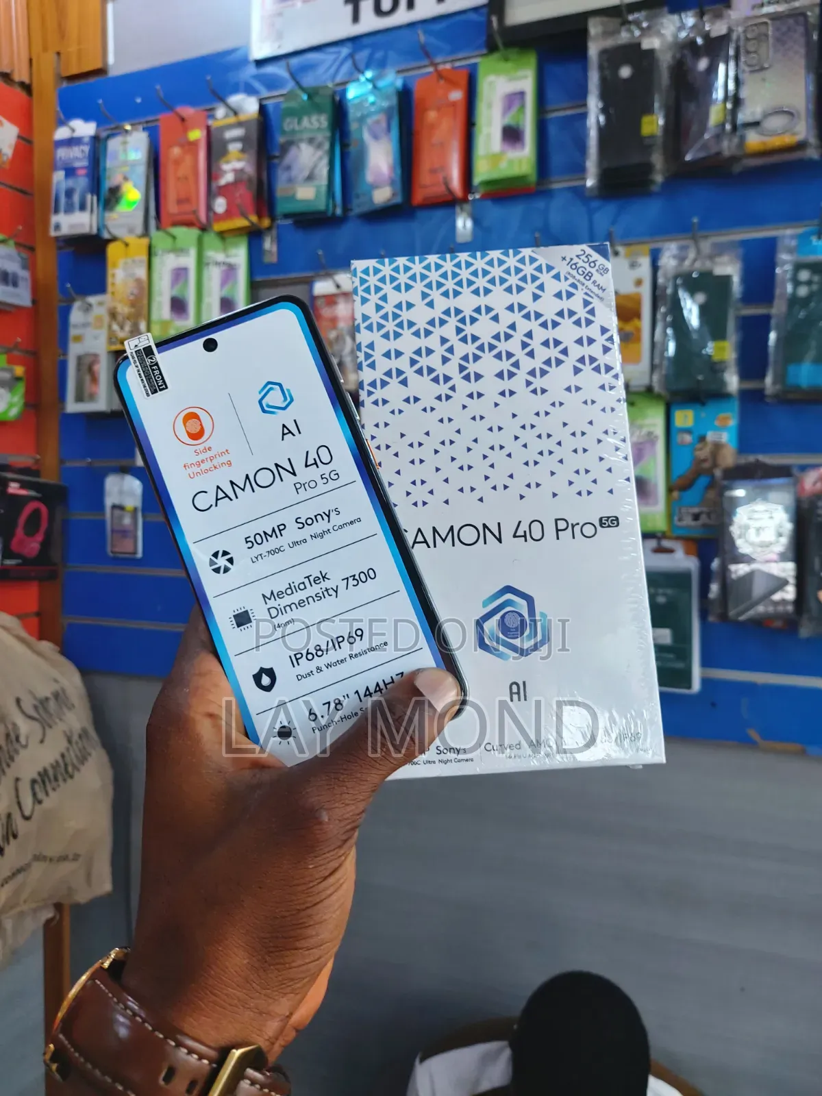 New Tecno Camon 40 Pro 5G 256 GB