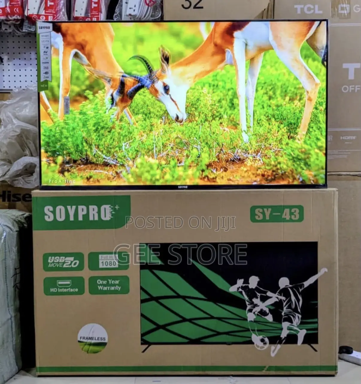 A Soypro SY-43 43-Inch LED Television