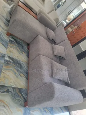 Sofa L Shape Luxury Have Fiber and Spring
