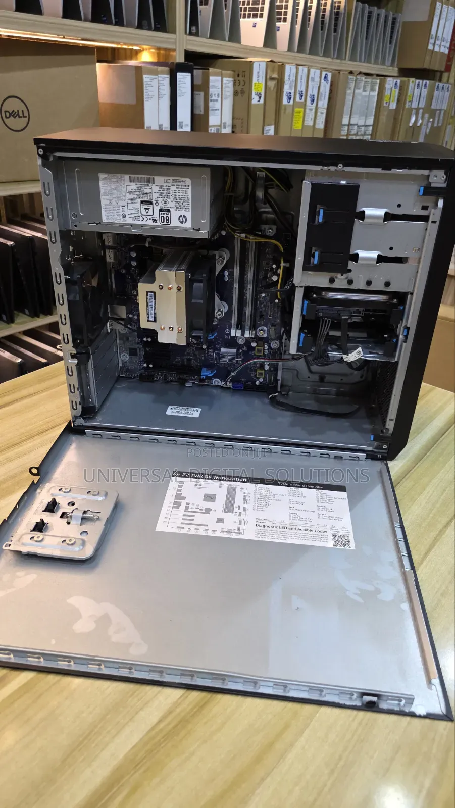 Desktop Computer HP Z2 G4 Tower 8GB Intel Core i7 HDD 500GB