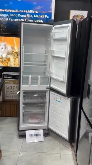 TCL Double Door Fridge Freezer 256 Litres – A+ Combi Refrigerator