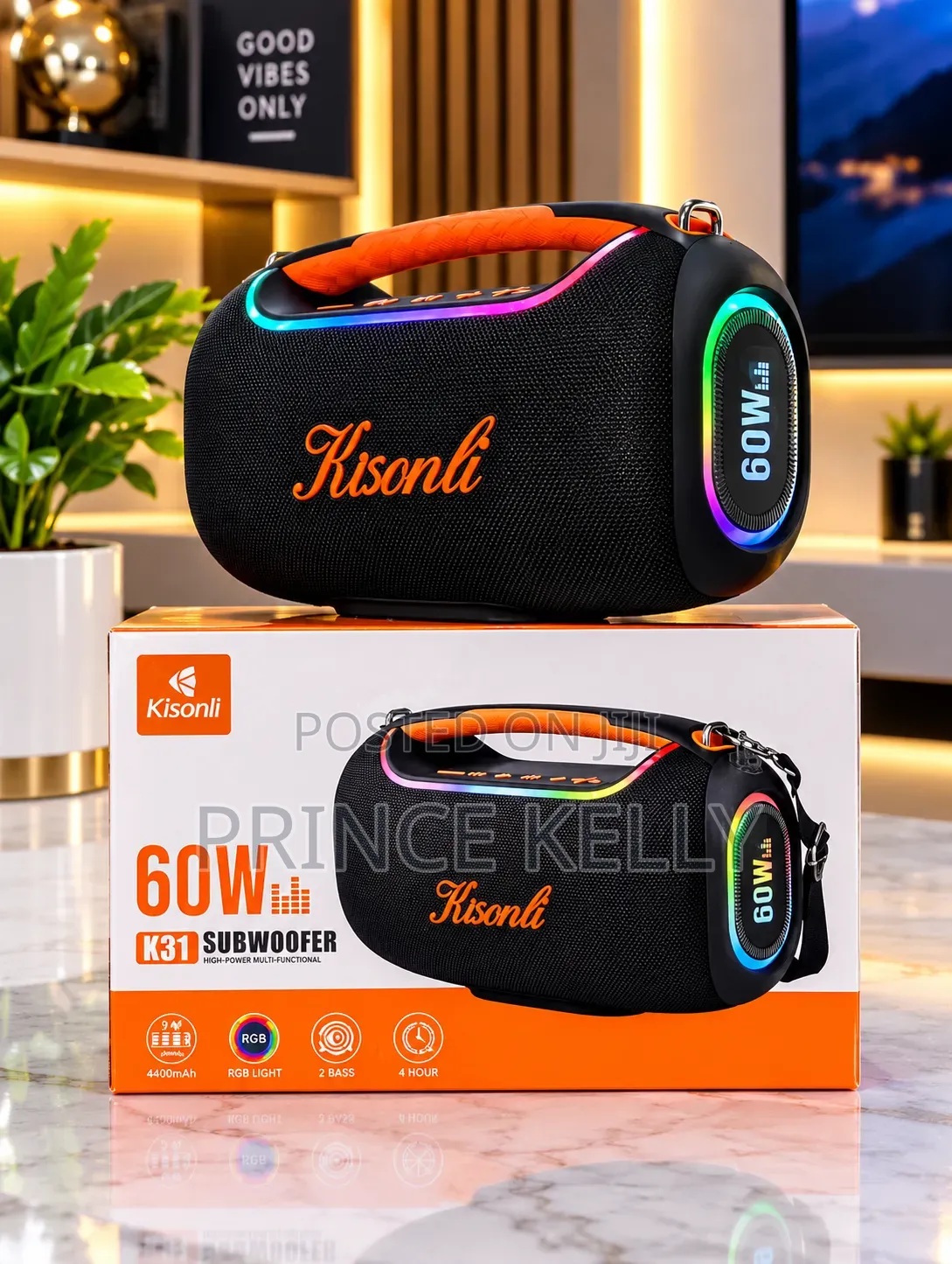 Kisonli Wireless Speaker 60W