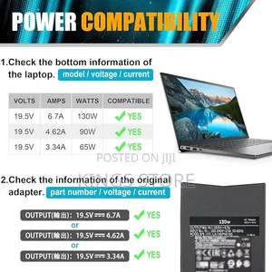 DELL 130Watts Laptop Charger
