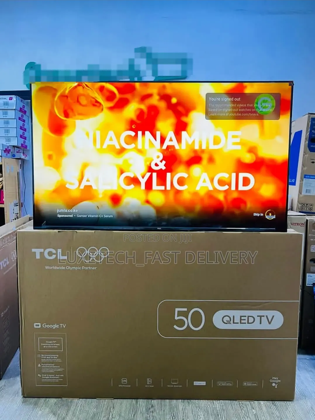 TCL 50" T6D QLED Smart Google TV – Dolby Vision, Atmos, HDR10+ 2026