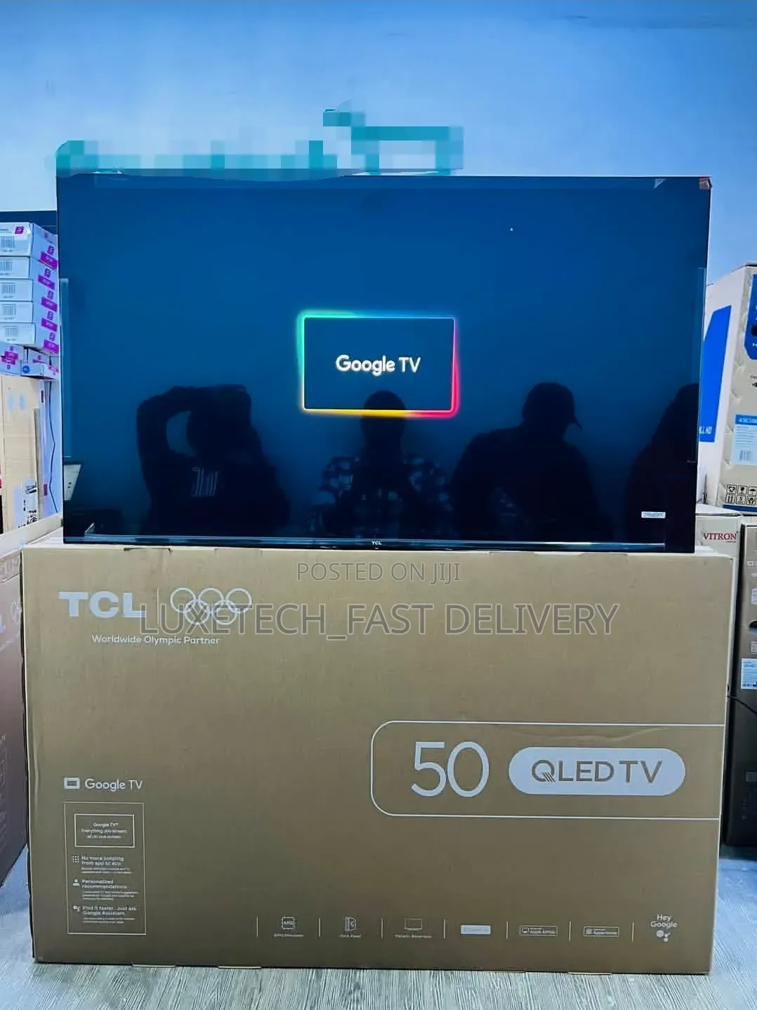 TCL 50" T6D QLED UHD Google TV – Dolby Vision, Atmos, HDR10+ 2026