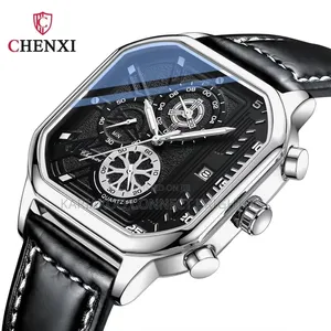 Black Stainless Steel Multi-Function Chronograph Watch