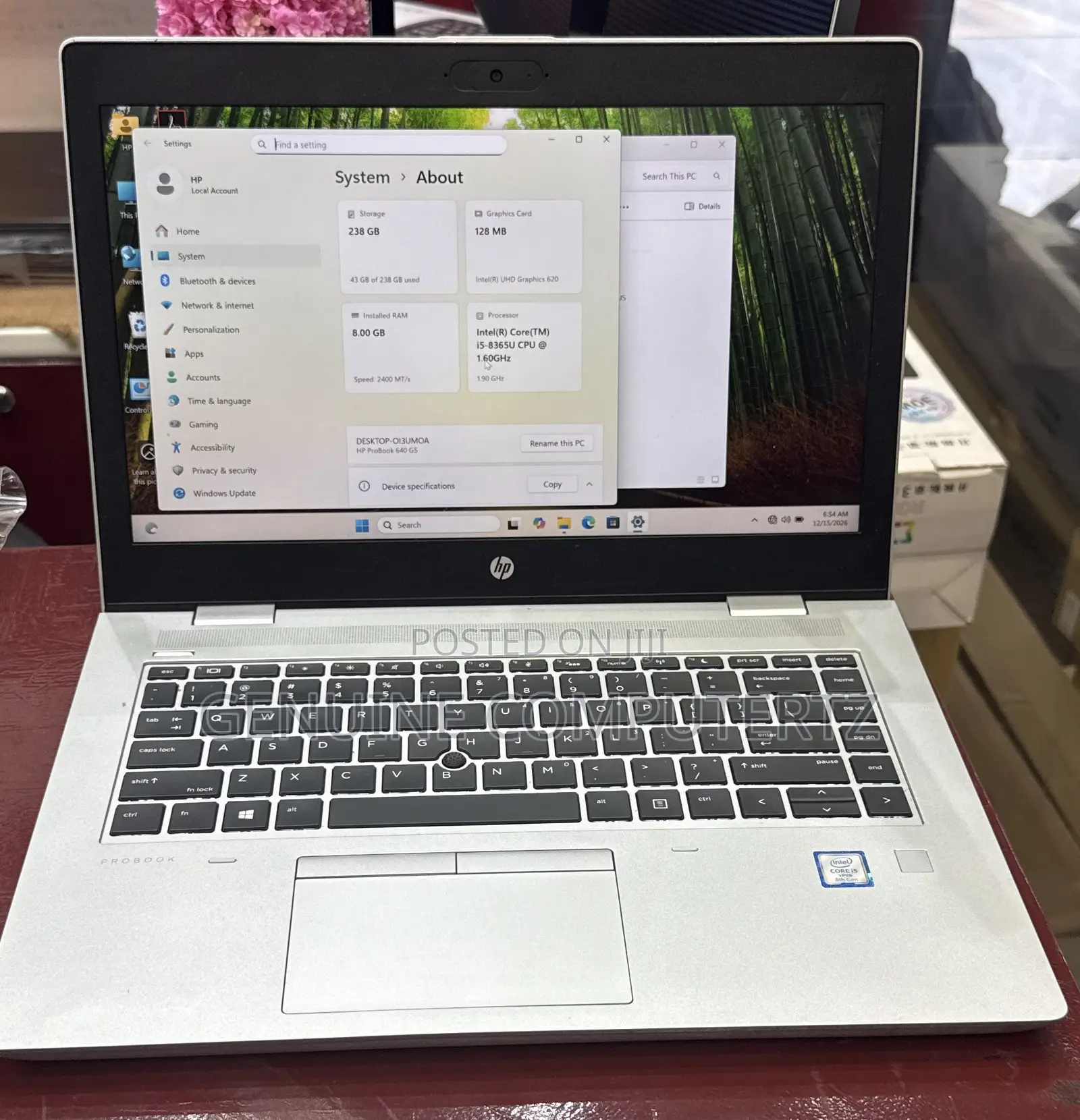 Laptop HP ProBook 640 G5 8GB Intel Core i5 SSD 512GB