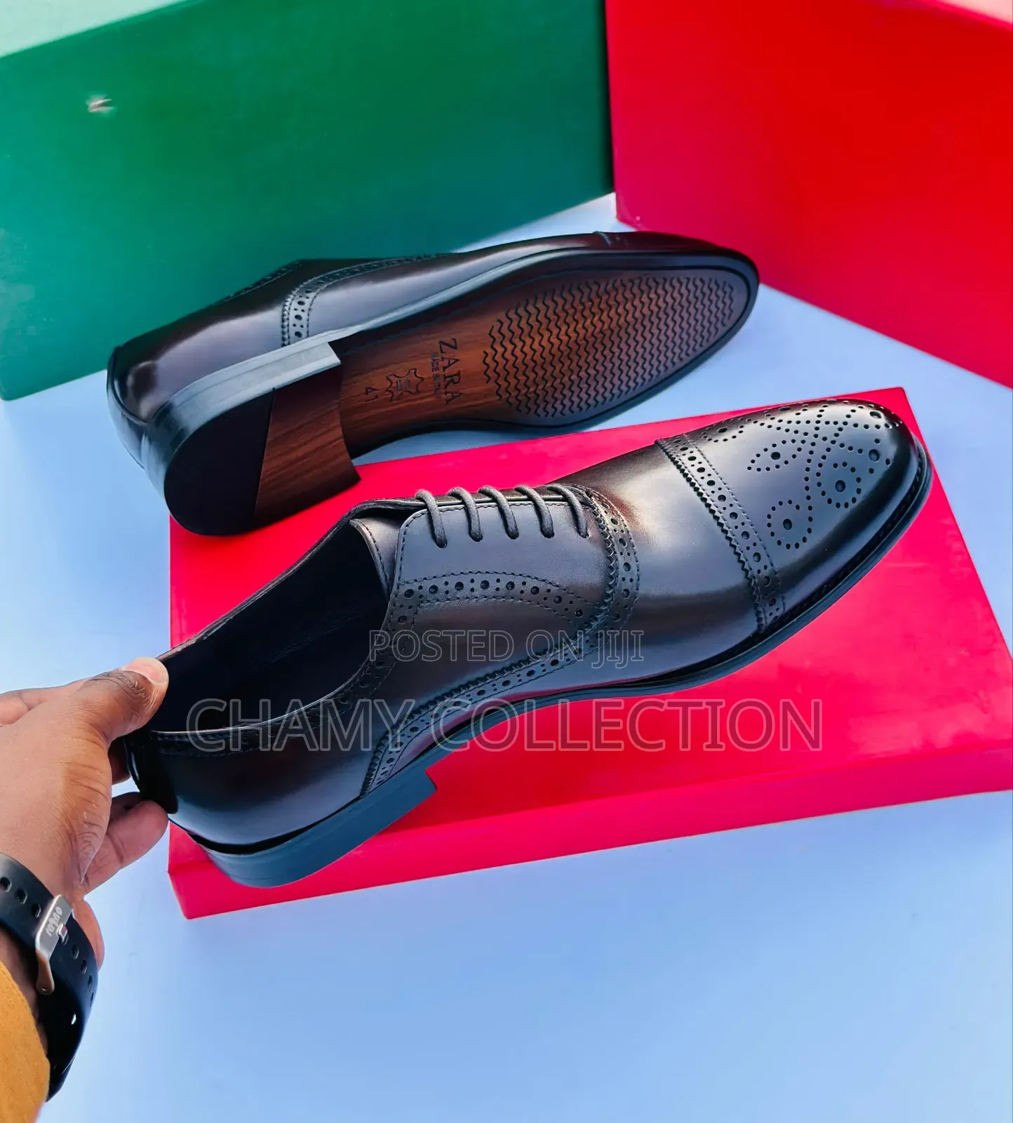 Mens Shoes Smal Flower Parten
