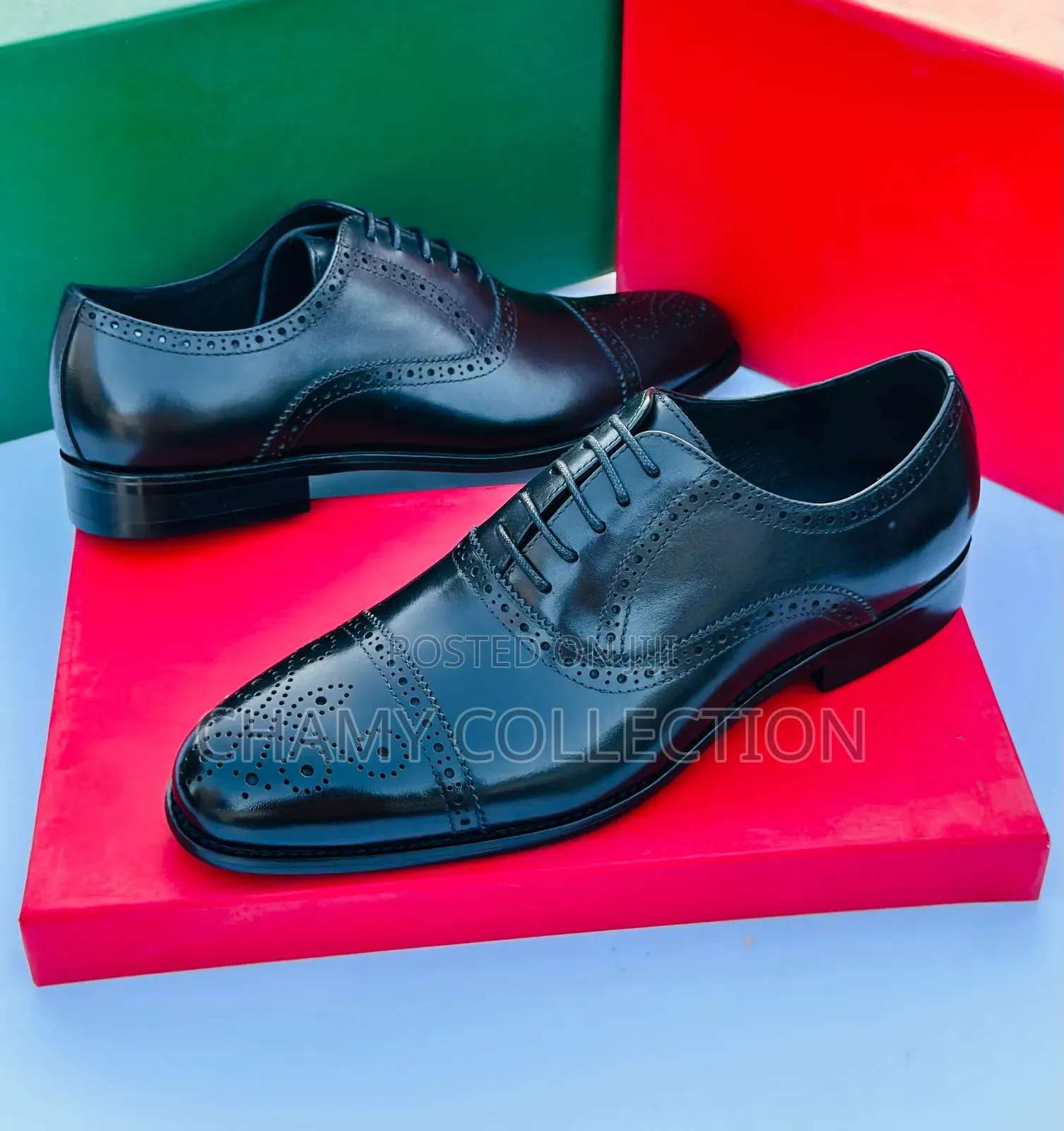 Mens Shoes Smal Flower Parten