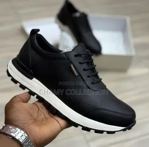 Mens Shoes Black White Soli Raba
