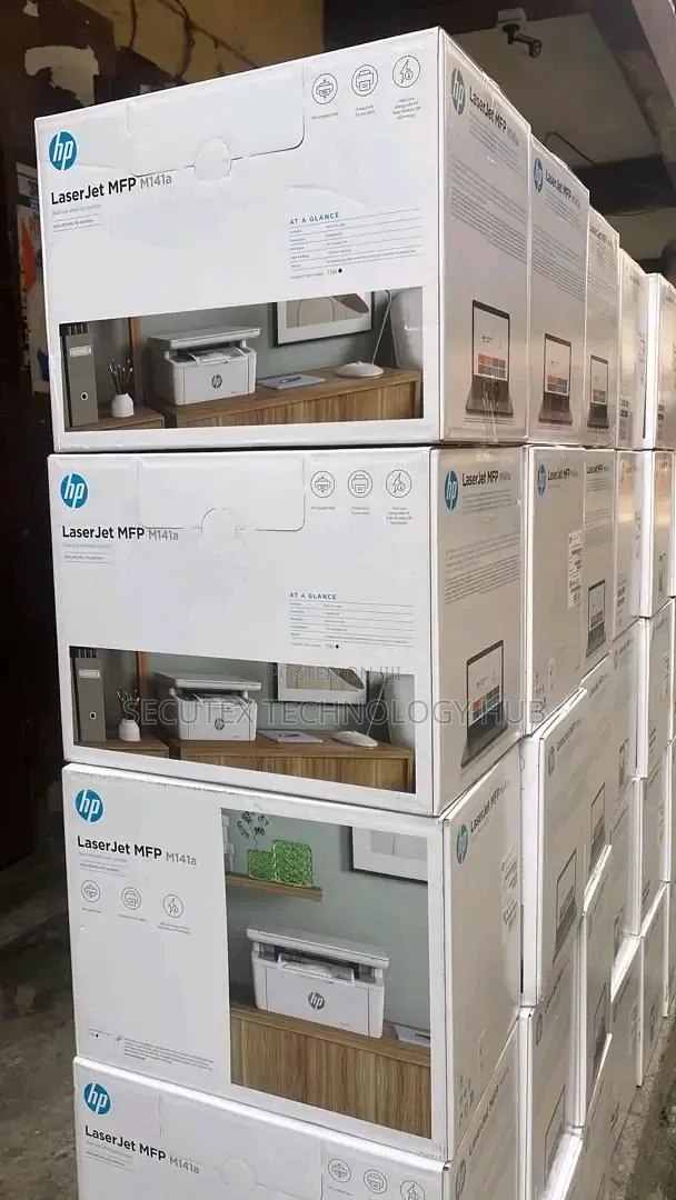 HP LaserJet MFP 141a Supports Copying, Scanning, and Printing.