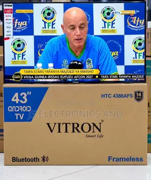 Vitron Inch 43 Smart Android TV Full HD With Wall Braket
