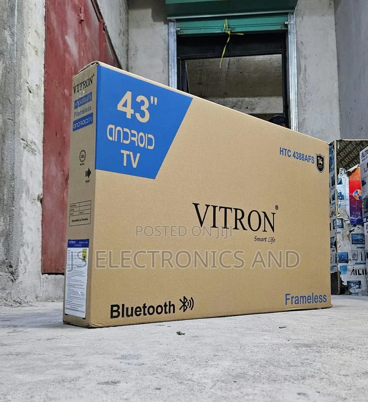 Vitron Inch 43 Smart Android TV Full HD With Wall Braket