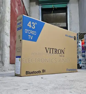 Vitron Inch 43 Smart Android TV Full HD With Wall Braket