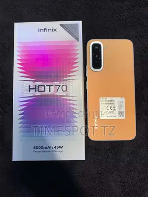 New Infinix Hot 70 128 GB Black