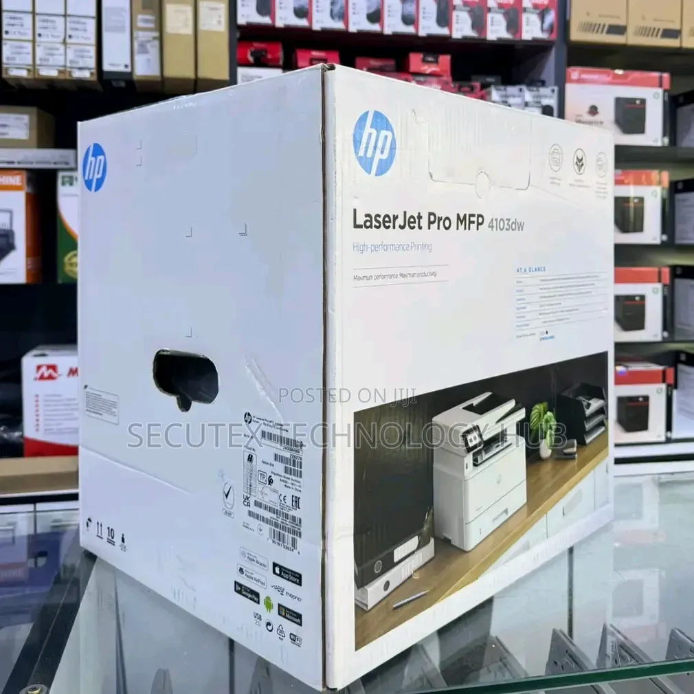HP Color LaserJet Pro MFP 4103dw – Color WiFi Print Scanner Copier