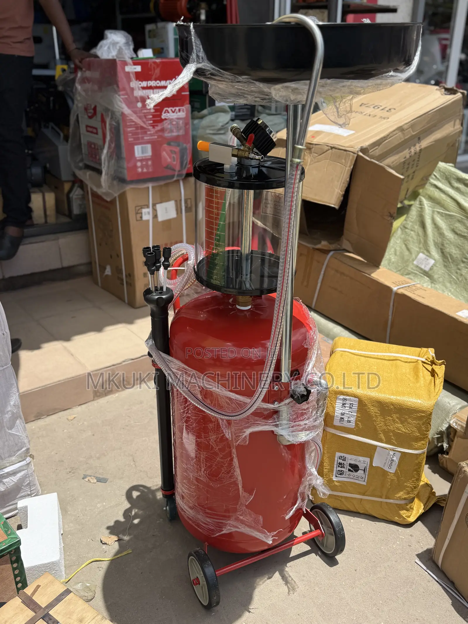 Oil Changer Collector Pump Available
