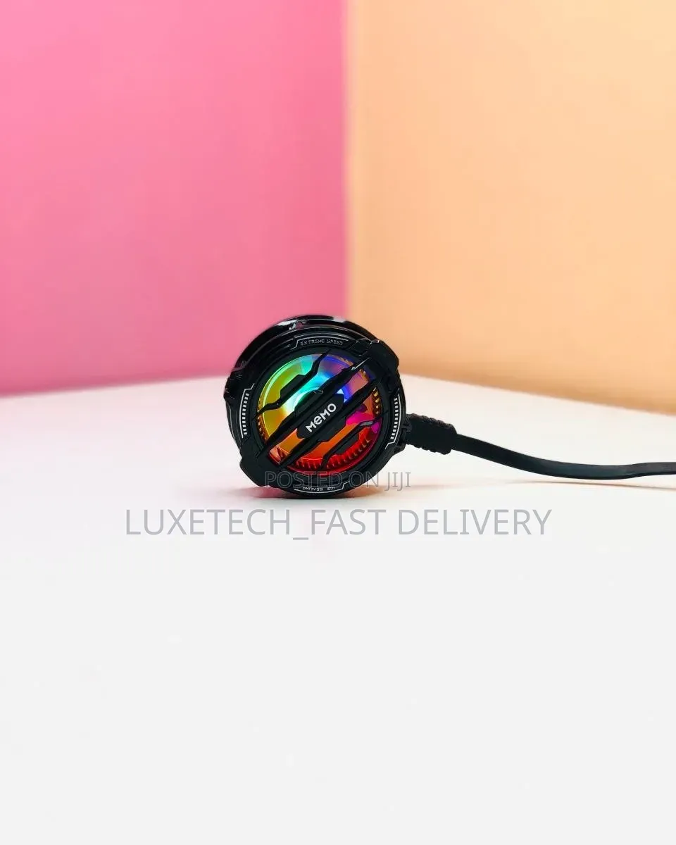 MEMO CX07 Magnetic Phone Cooler Fan – 15W RGB Cooling