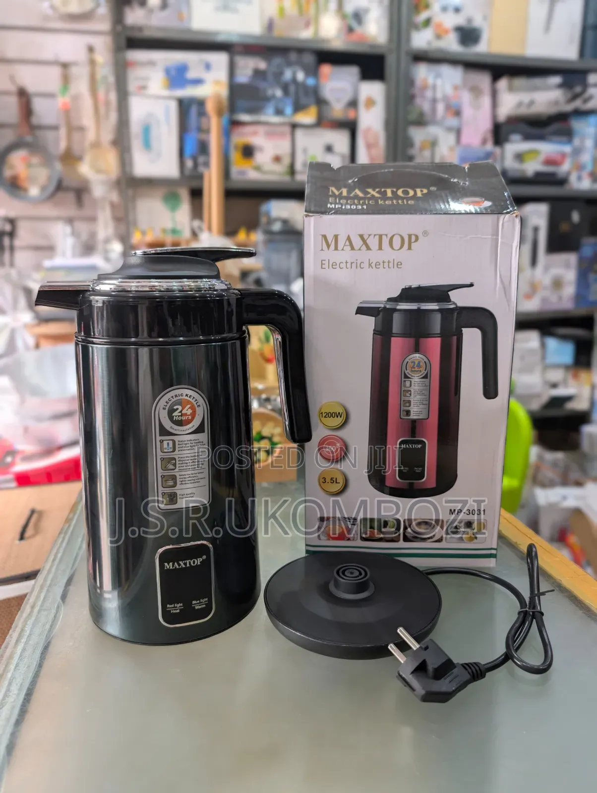 Maxtop Electric Kettle 3.5ltr 
1200watts