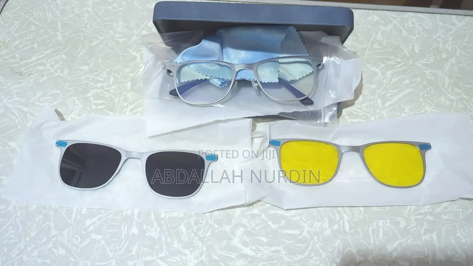 3-in-1 Magnetic Clip-on Eyeglasses