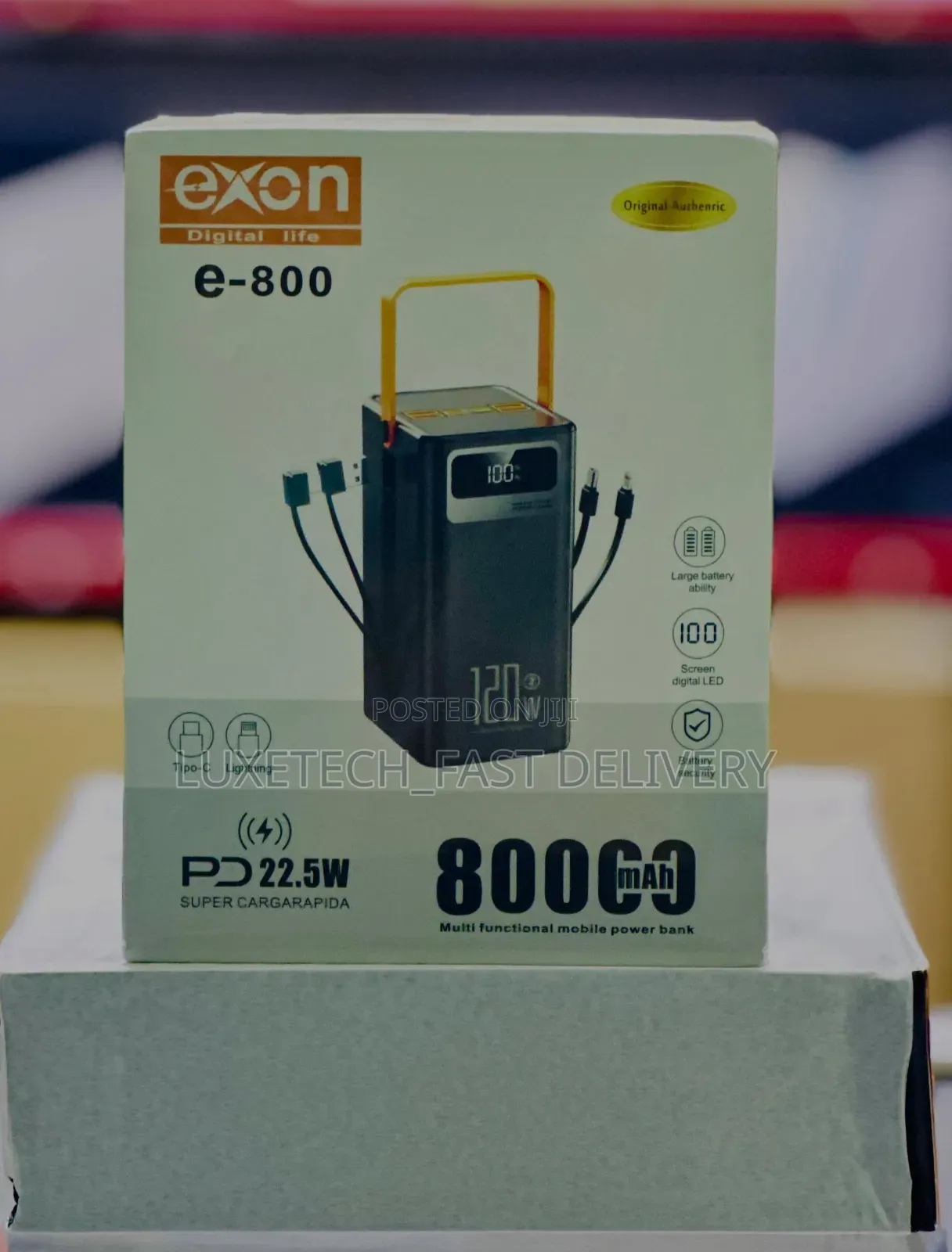 eXon Digital Life 80,000 mAh Multi-Functional Mobile PowerBank 120W